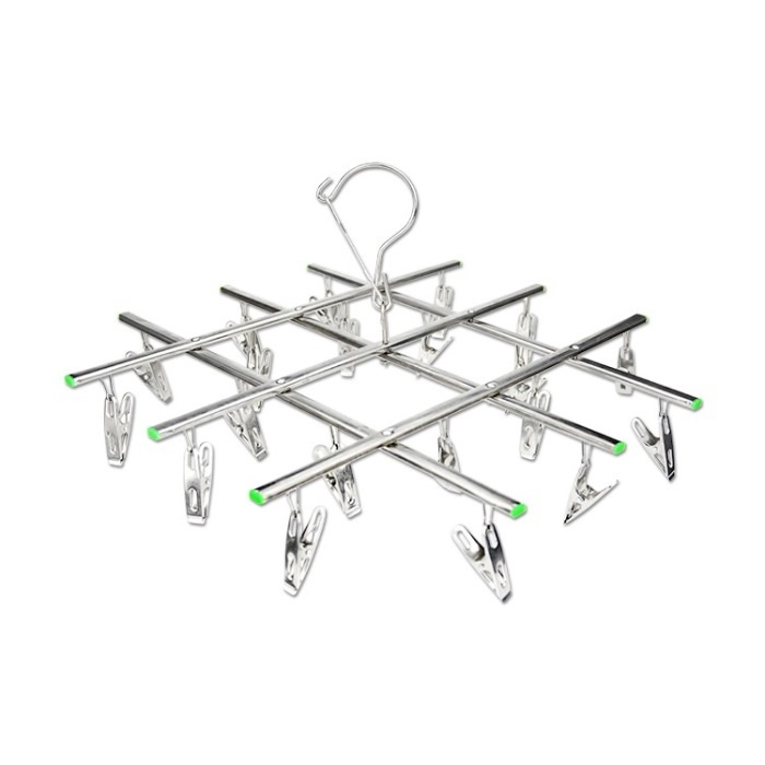  Sock hanger with 20 pegs Metal from MMCIS