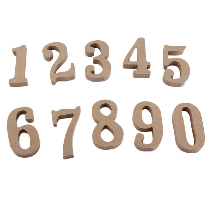 Wood numbers from mmcis china