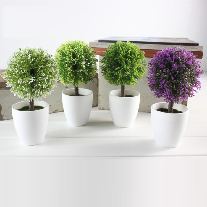 Artifical flower with pot from mmcis china