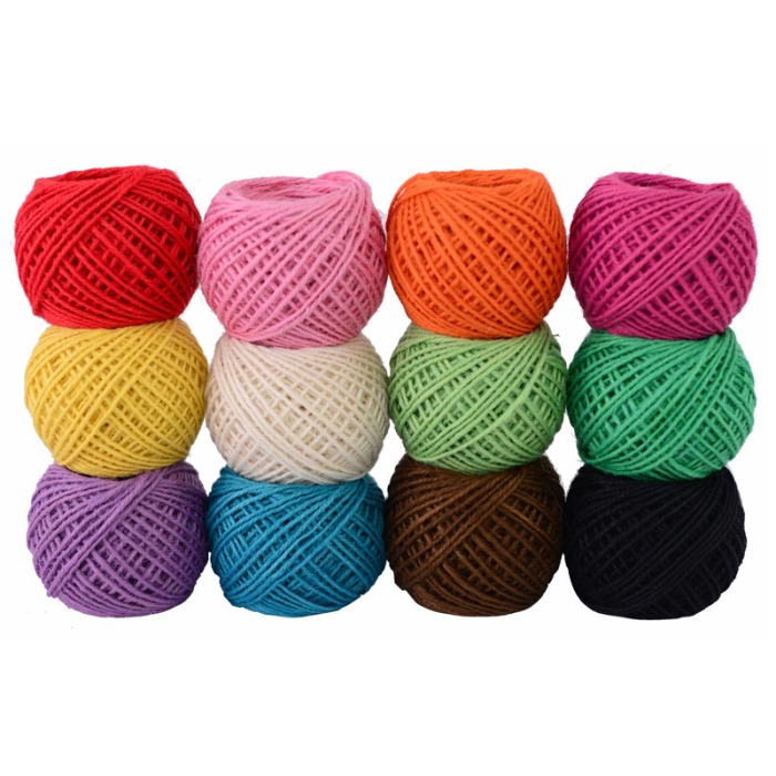 Colorful twisted twine from MMCIS GROUP