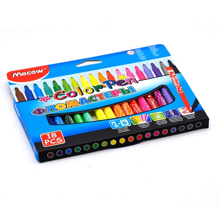Super washable color pen-18 color