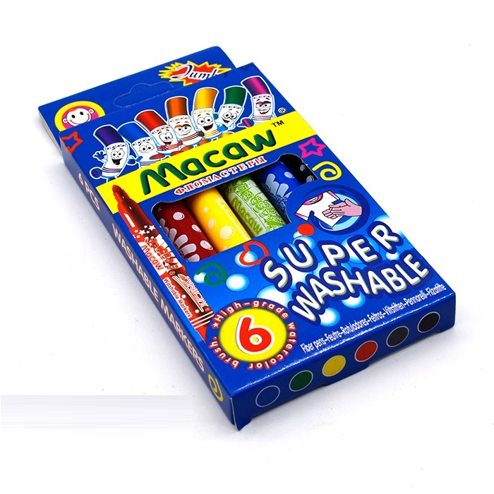Super washable color pen-6  color