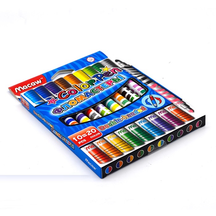 Double headed water color pen-10  color