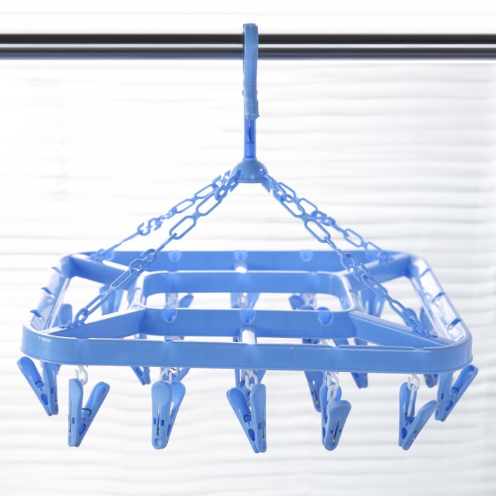 Sock hanger wtih 24 pegs plastic from MMCIS