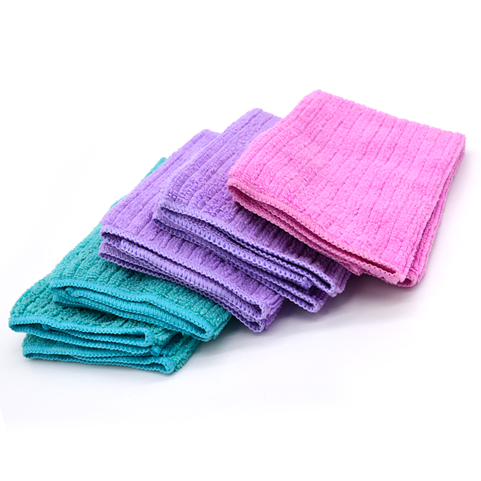 Plain microfiber towel 30X30cm from mmcis china 