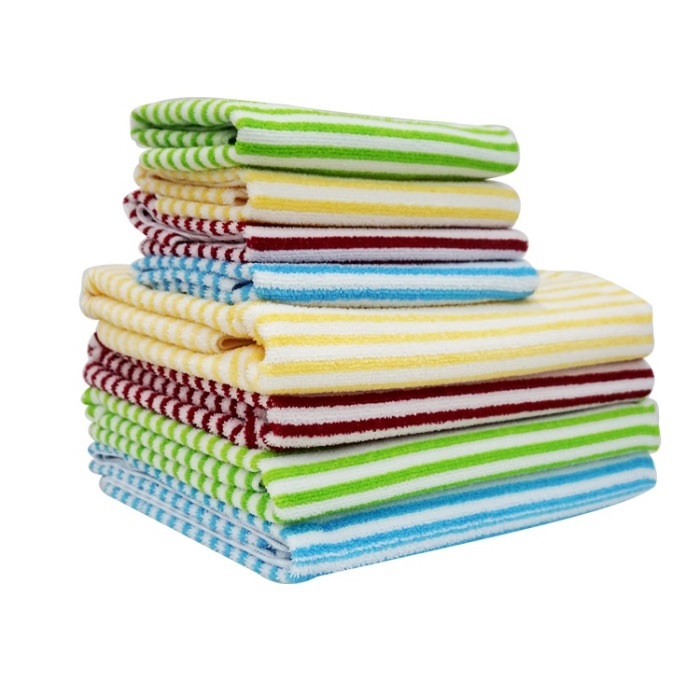 Microfiber towel striped 40X40cmfrom MMCIS China