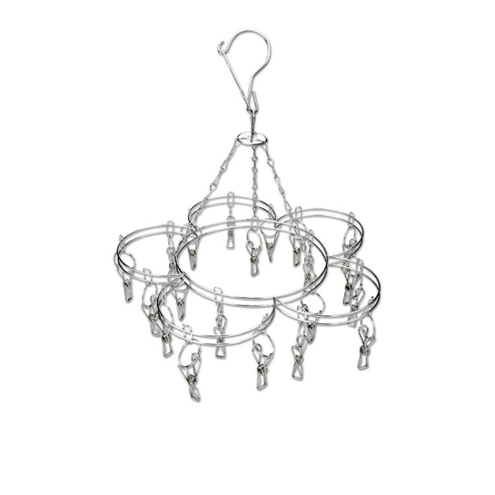 Sock hanger with 20 pegs Metal from MMCIS