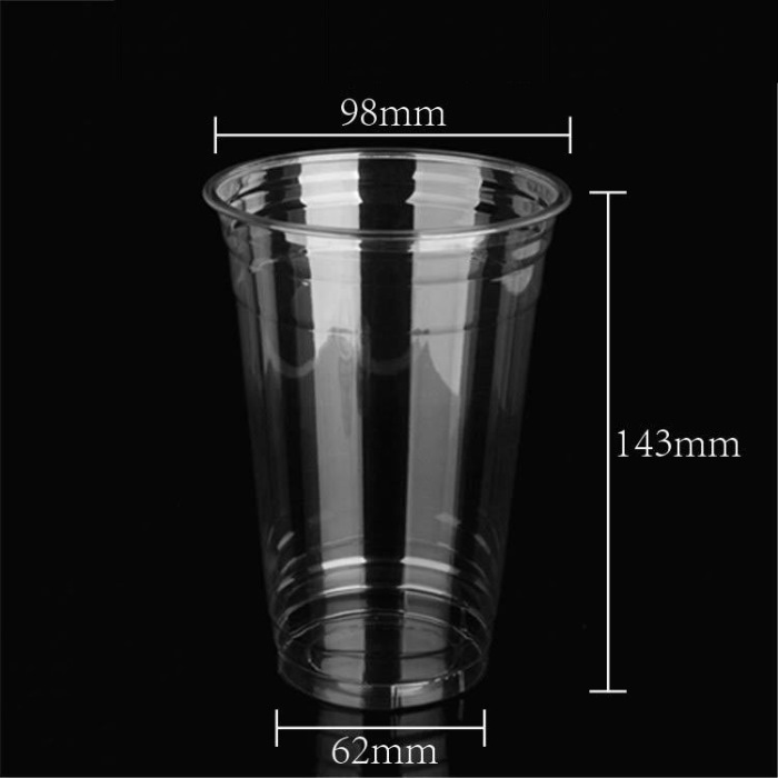 PET cup Disposable 700ml from mmcis china