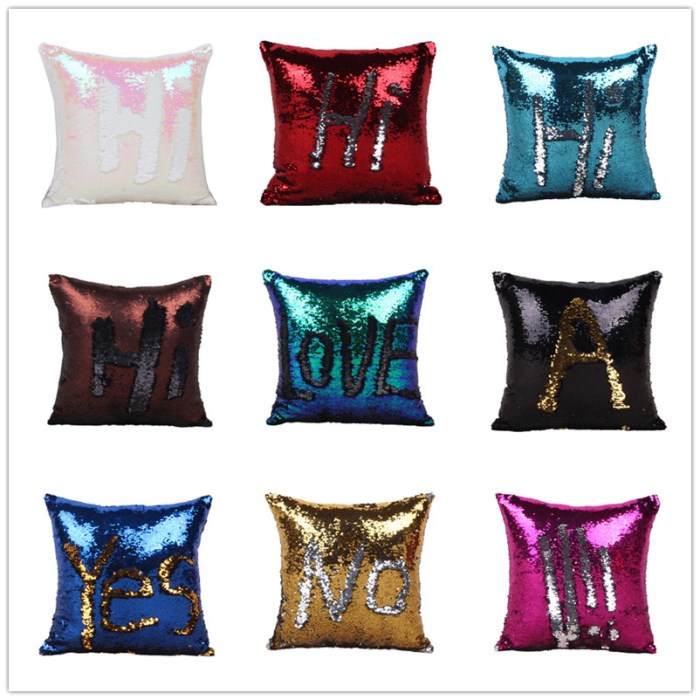 cushion with sequin shine Square from mmcis china