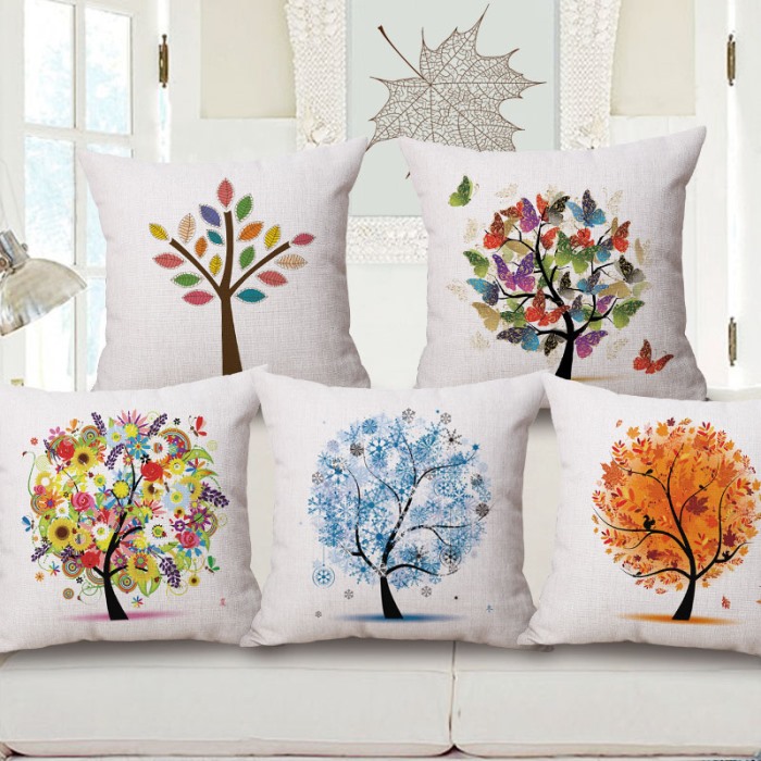 cushion with tree Square  from mmcis china