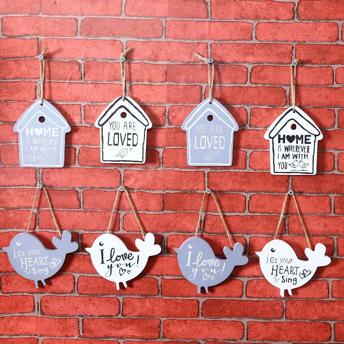 Wood hanging plaque from mmcis china