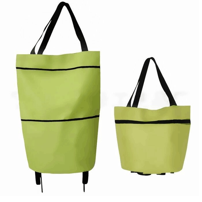 Foldable shopping bag with wheels from mmcis china