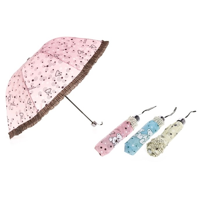 Folding umbrella teddy design from mmcis