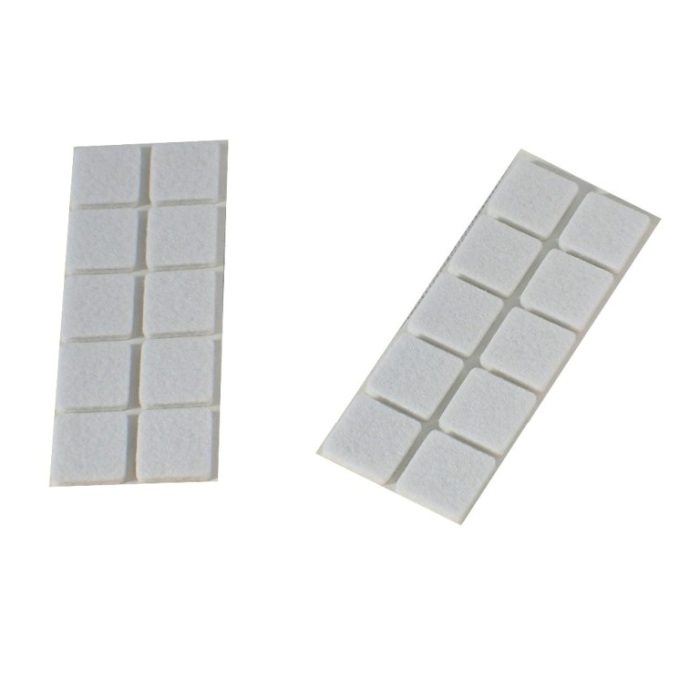 Felt pad white square from mmcis china