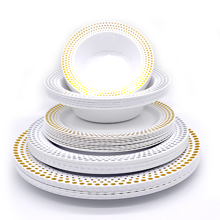  hot stamp PS plate bowl from mmcis china