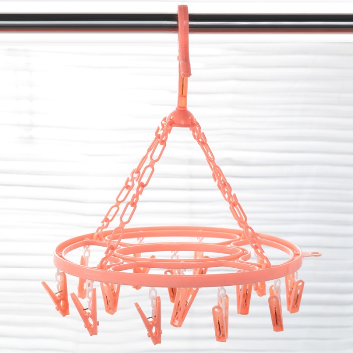 Sock hanger wtih 14 pegs plastic from MMCIS