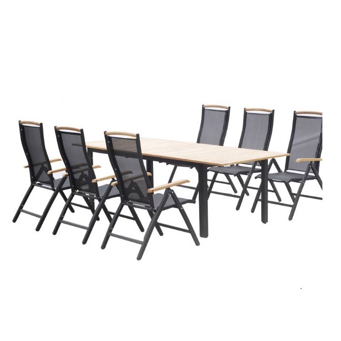Garden furniture set with foldable chair FROM MMCIS CHINA
