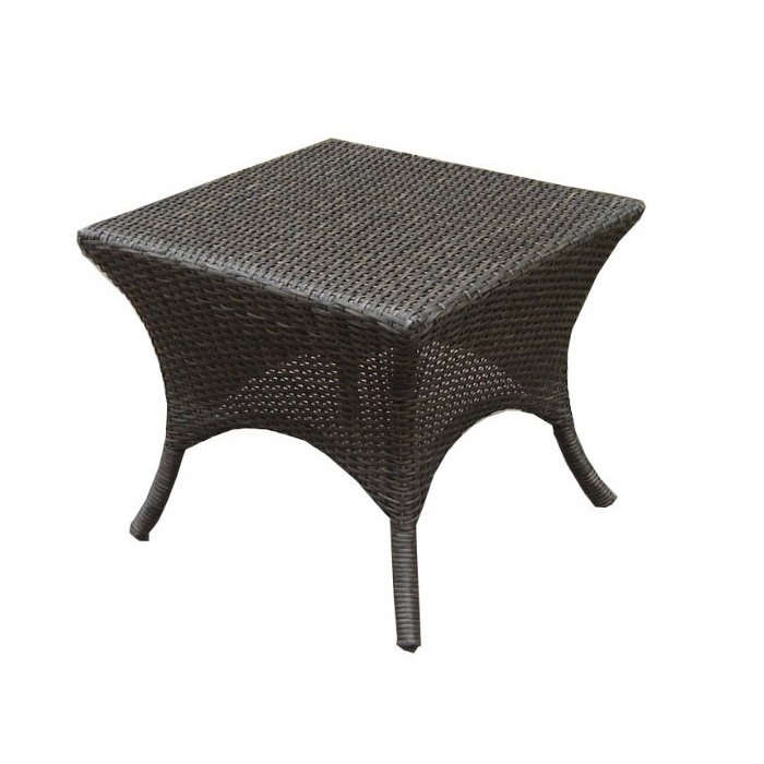 Garden rattan table