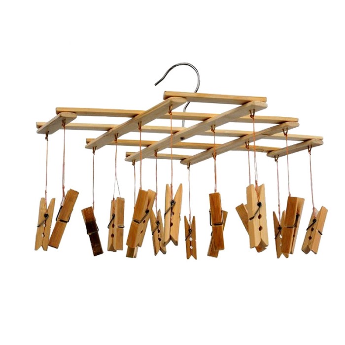 Sock hanger wtih 20 pegs bambo from MMCIS