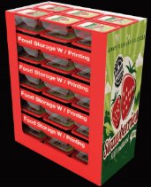 Food storage container  -floor display/60 pcs from mmcis china